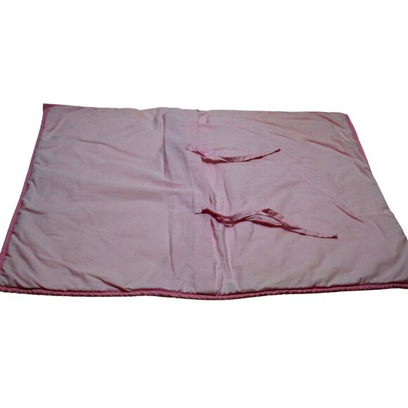 Pottery Barn Kids 2 Standard Quilted Pillow Shams Floral Tie Dye Pink Yellow - Picture 4 of 5